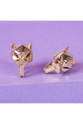 Brincos Gold animal Ouro Amarelo
