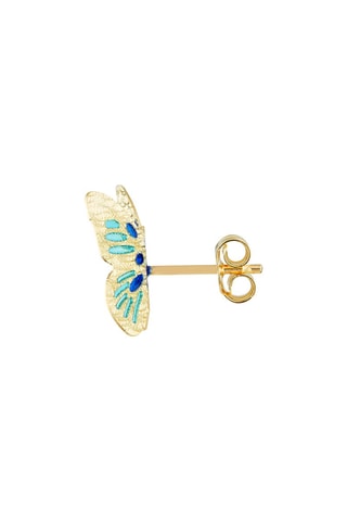Brincos Borboleta simples Ouro amarelo