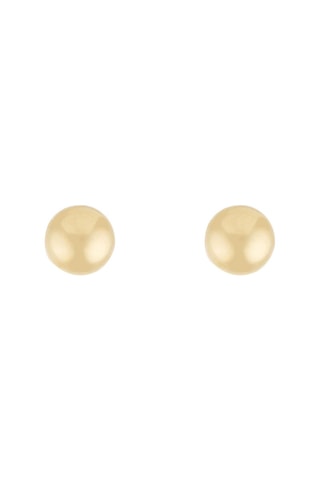 Brincos Rondo 7 mm  Ouro amarelo