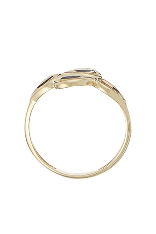 Anel Four petals  Ouro tricolor