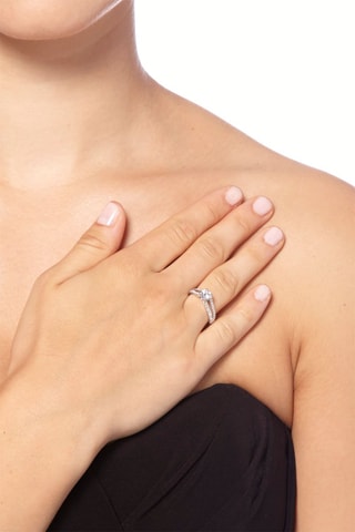 Anel Eblouissante  Ouro branco