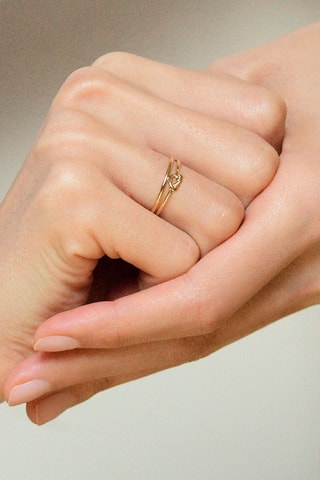 Anel My love 
Ouro amarelo