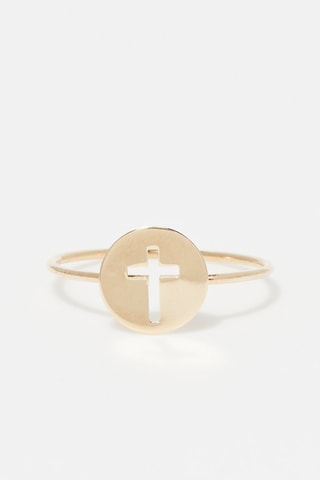 Anel Croix Dorée Ouro amarelo