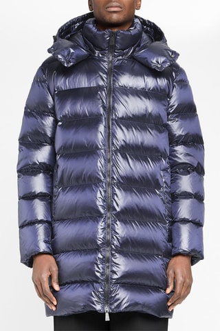 Manteau à capuche Bleu marine