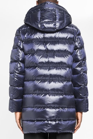 Manteau à capuche Bleu marine