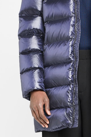 Manteau à capuche Bleu marine