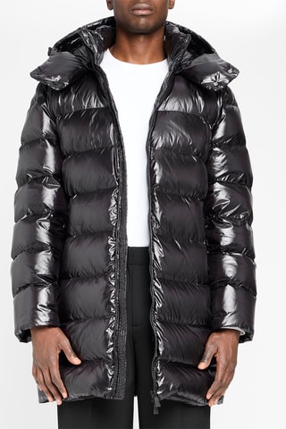 Manteau à capuche Noir
