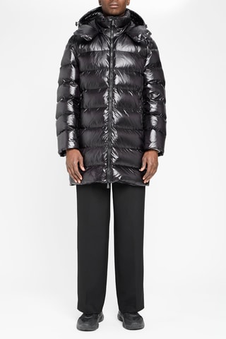 Manteau à capuche Noir