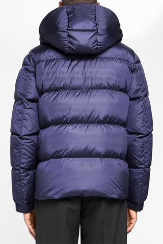 Doudoune à capuche Bleu