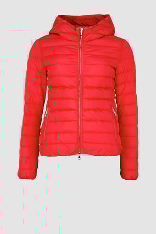 Doudoune à capuche Rouge