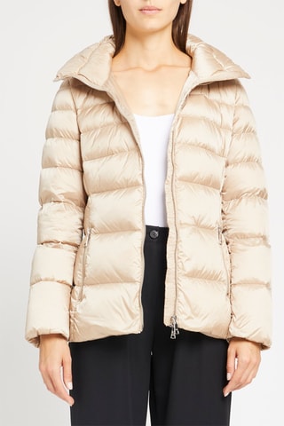 Doudoune à capuche Beige