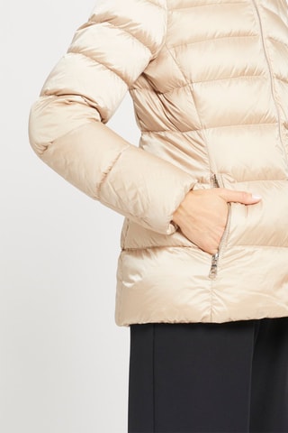 Doudoune à capuche Beige