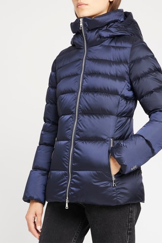 Doudoune à capuche Bleu nuit