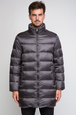 Doudoune longue - Gris