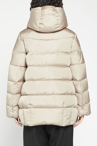 Doudoune à capuche Beige