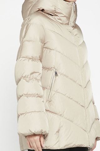 Doudoune à capuche Beige