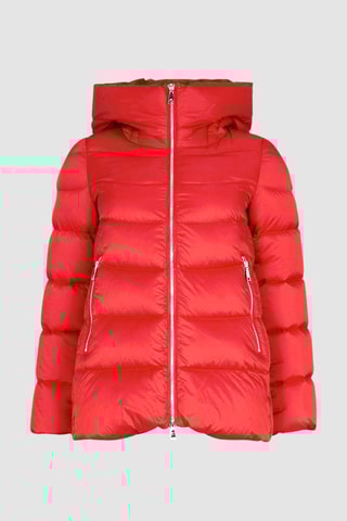 Doudoune à capuche Rouge
