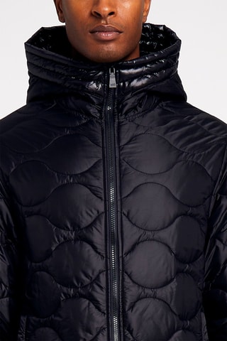 Doudoune à capuche Noir