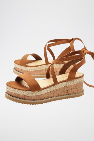 Platform Sandalen - Bruin