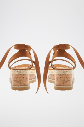 Platform Sandalen - Bruin