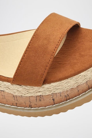 Platform Sandalen - Bruin