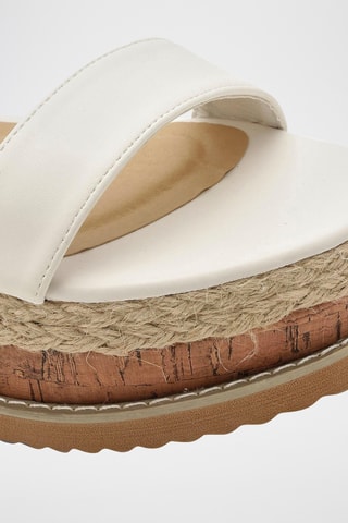 Sandales plateformes - Blanc