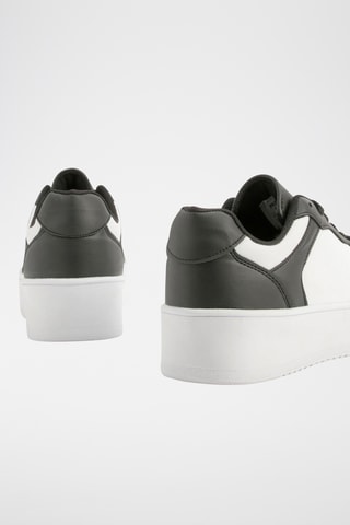 Baskets plateformes - Noir et blanc