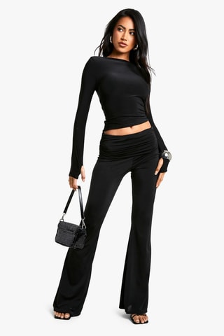 Pantalon flare - Noir