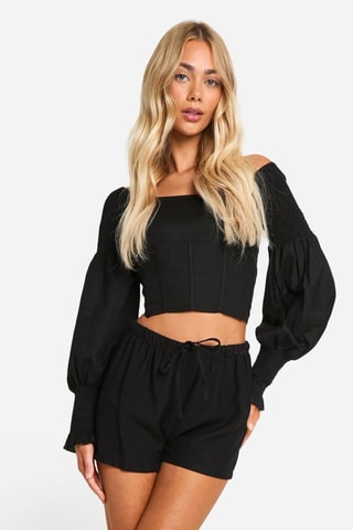Crop Top - Zwart
