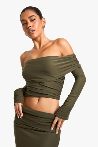 Crop Top - Kaki