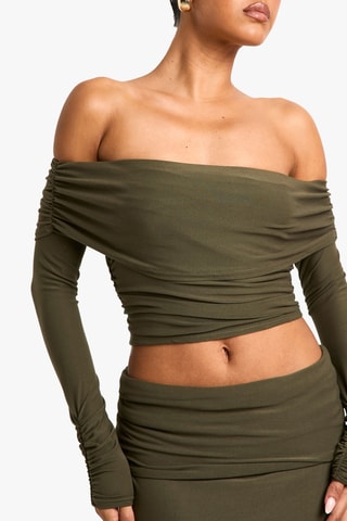 Crop Top - Kaki