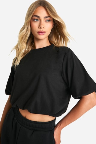 Crop Top - Zwart