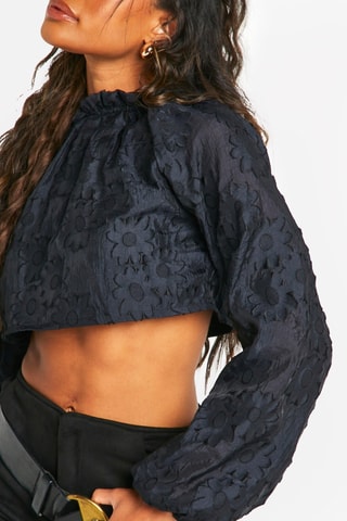 Crop Top - Zwart
