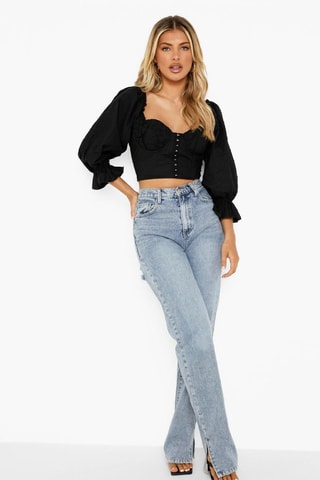 Crop Top - Zwart