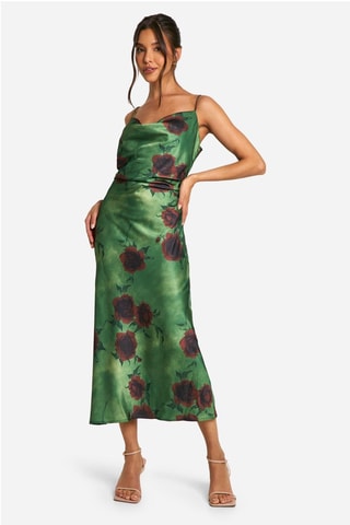 Robe midi - Kaki