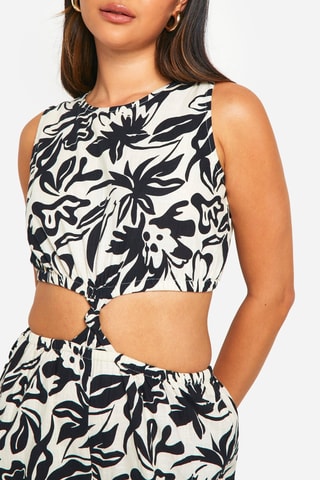 Jumpsuit - Wit en zwart