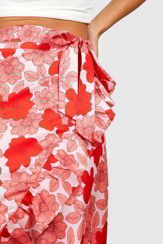 Jupe portefeuille - Rose