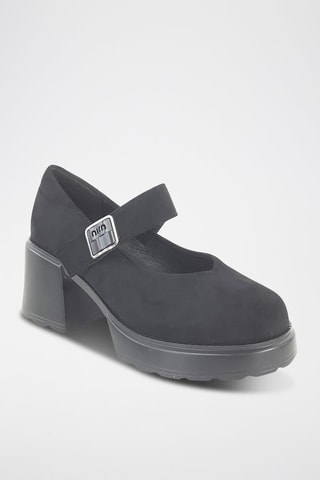 Mary Janes met Hak - Zwart