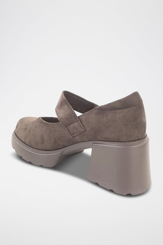 Mary Janes met Hak - Bruin