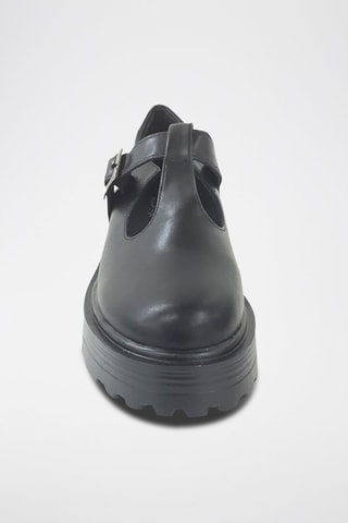 Platform Mary Janes  Zwart