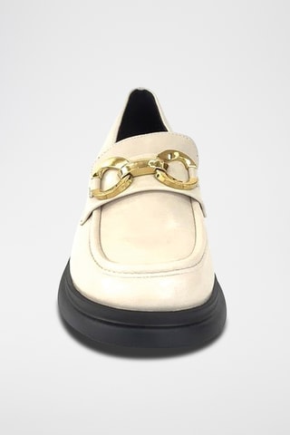 Mocassins met Hak - Beige