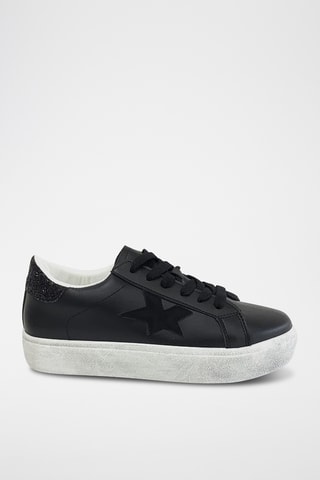 Platform Sneakers - Zwart