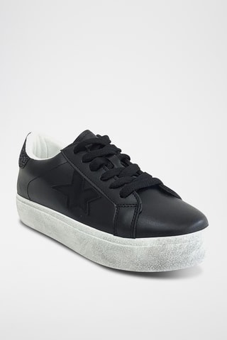 Platform Sneakers - Zwart