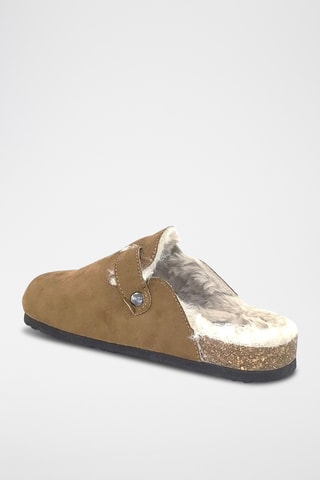 Gevoerde Clogs - Camel