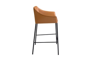 2 tabourets Marron et noir