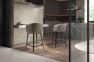Chaise haute - Gris