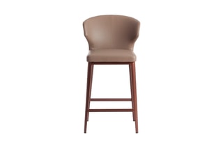 Tabouret - Beige et marron