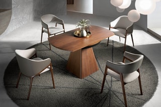 Table à manger extensible Marron