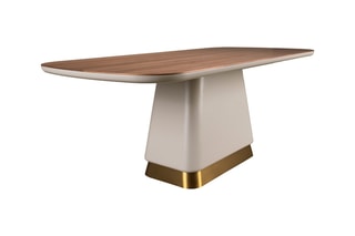 Table à manger en bois de noyer - 200 x 95 x 76 cm