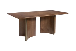 Table à manger en noyer - 200 x 76 x 100 cm